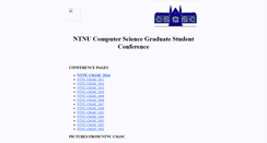 Desktop Screenshot of csgsc.idi.ntnu.no