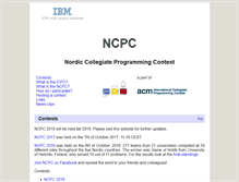 Tablet Screenshot of ncpc.idi.ntnu.no