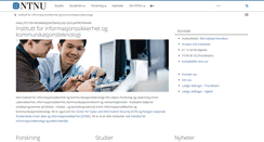 Desktop Screenshot of item.ntnu.no