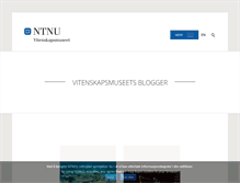 Tablet Screenshot of blogg.vm.ntnu.no