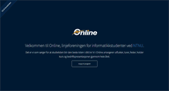 Desktop Screenshot of online.ntnu.no